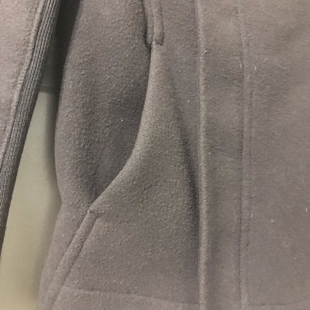 RICK OWENS BIKER DARK DUST LEATHER WOOL JACKET XS - Picture 5 of 8